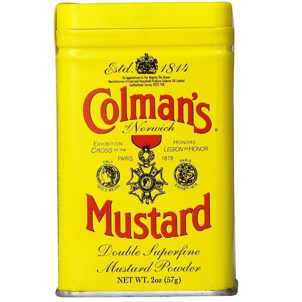 Colmans dry mustard 2 Oz Tins, 4 Pack