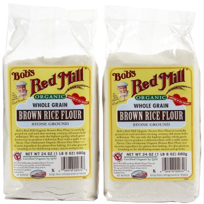 Bob's Red Mill Organic Brown Rice Flour, 24 oz, 2 pk