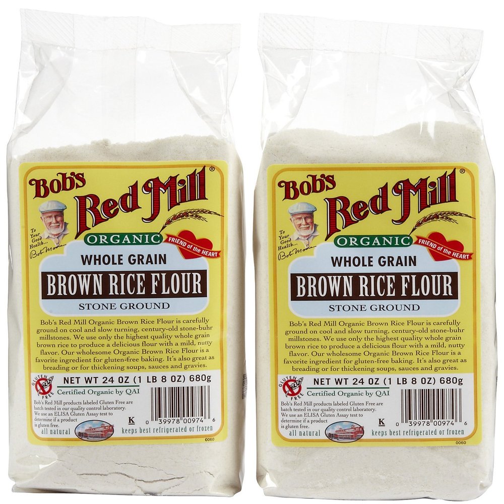 Bob's Red Mill Organic Brown Rice Flour, 24 oz, 2 pk