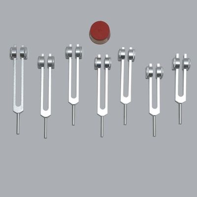Chakra Tuning Forks Set - 7 Tuning Forks Weighted with Pouch and Free Activator