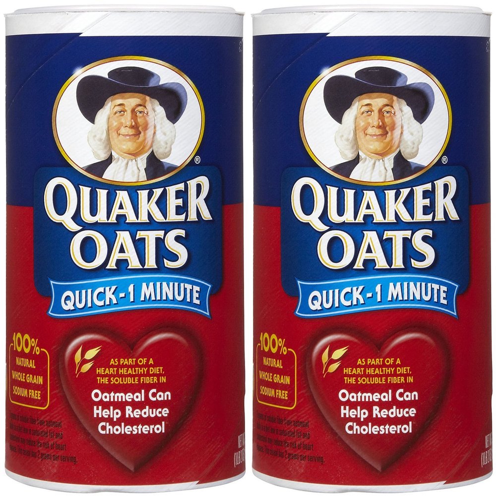 Quaker Standard Oatmeal Quick - 18 oz - 2 pk
