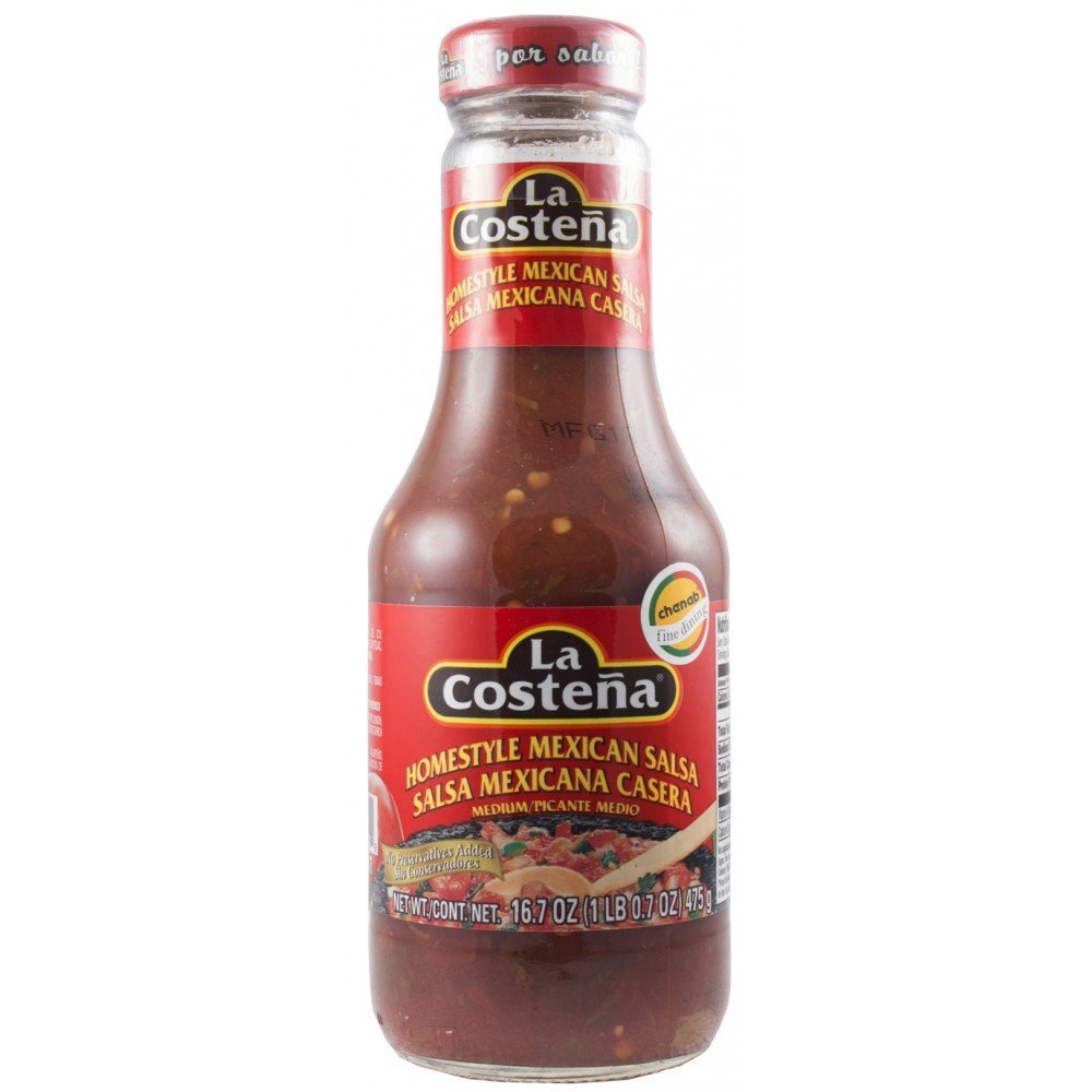 La Costena Homestyle Mexican Salsa, Medium Hot, 16.7 Oz., (Pack of 4)