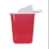 Oakridge 5 Quart - Sharps Disposal Container with Mailbox Style Lid view 4