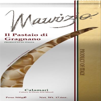Maurizio Calamari Pasta, 17.6 Ounce (Pack of 12)