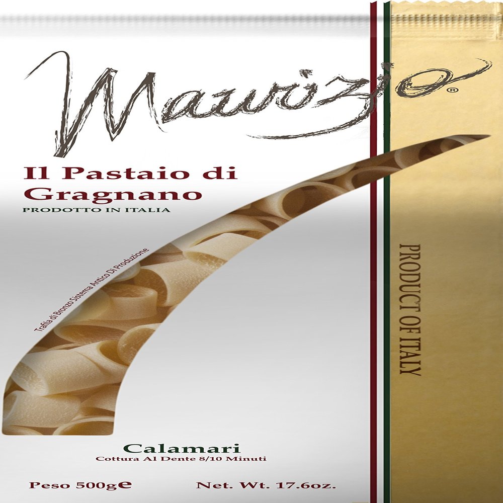 Maurizio Calamari Pasta, 17.6 Ounce (Pack of 12)