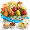 A Gift Inside Fruitfully Classic Happy Birthday Fresh Fruit Basket with Cheese and Nuts view 1