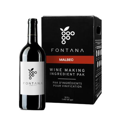Malbec Fontana Wine Making Kit Premium 23 Liters
