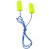 3M Ear Plugs, 5 Pairs/Pack, E-A-Rsoft Yellow Neons VP311-4106, Metal Detectable Cord, Disposable, Foam, NRR 32, Drilling, Grinding, Machining, Sawing, Sanding, Welding view 1
