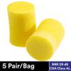 3M Ear Plugs, 5 Pairs/Poly Bag, E-A-R Classic VP312-1201, Uncorded, Disposable, Foam, NRR 29, For Drilling, Grinding, Machining, Sawing, Sanding, Welding view 2
