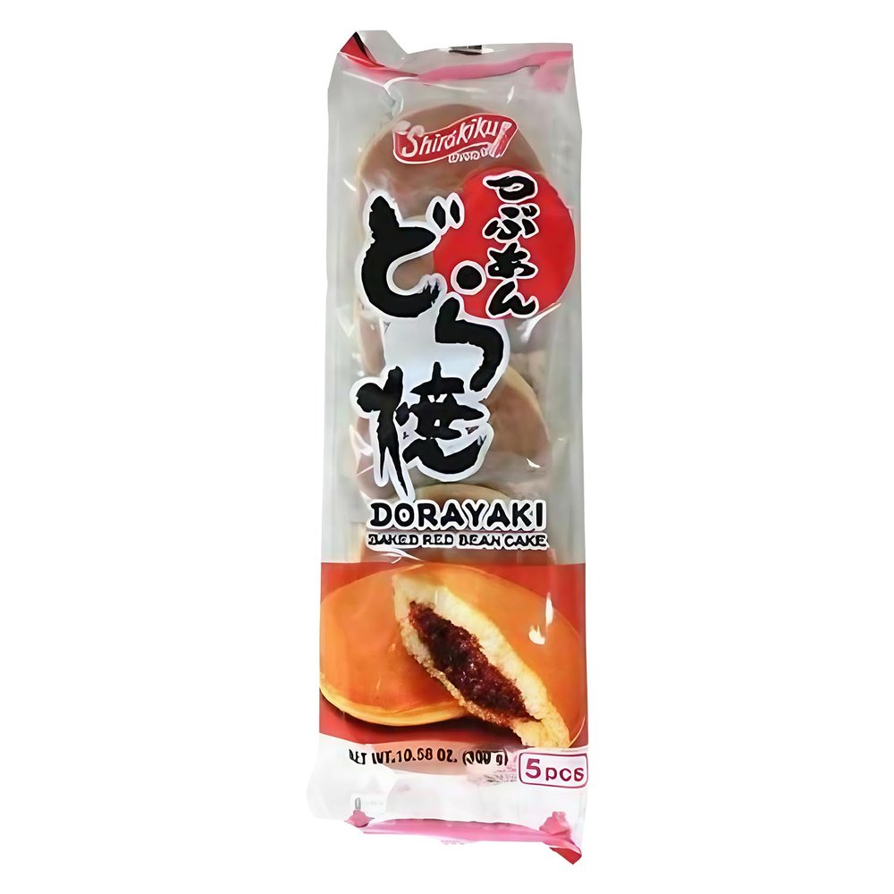 Shirakiku Dorayaki Red Bean Japanese Snacks Mini Red Bean Pancakes from Japan Sweet Asian Snacks, Popular Japanese Treat, 10.58 oz (Pack of 1)