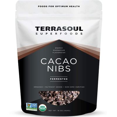 Terrasoul Superfoods Raw Organic Cacao Nibs, 2 Lbs (2 Pack) - Raw | Keto | Vegan