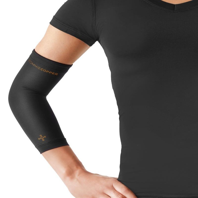 Tommie Copper Women's Recovery Vantage Elbow Sleeve, Black, Large