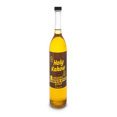 Holy Kakow Organic Pumpkin Spice Syrup - Pumpkin Spice Coffee Syrup, Organic Syrup for Coffee, Latte, Cocktail & Shake, Real Food Ingredients - 750ml