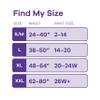 Always Discreet, Incontinence & Postpartum Underwear for Women, Maximum, Large, 28 Count view 4