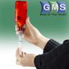 GMS Press in Bottle Adapter Plug for Oral Medication Syringes and Liquid Medication - Reusable BPA Free Plastic - Large, 24mm to 28mm for 12 and 16 oz Bottles (25 Count) view 2