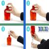 GMS Press in Bottle Adapter Plug for Oral Medication Syringes and Liquid Medication - Reusable BPA Free Plastic - Large, 24mm to 28mm for 12 and 16 oz Bottles (25 Count) view 4