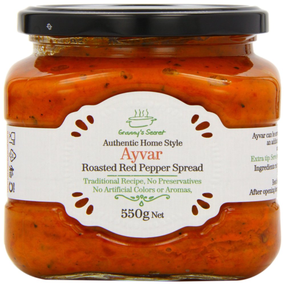 Granny's Secret Ajvar Roasted Pepper, 550 Gram