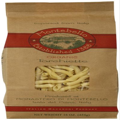 Montebello Organic Torchiette, 16 Ounce, 4 Count