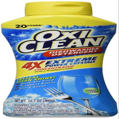 OxiClean Extreme Power Crystals Dishwasher Detergent, Fresh Clean, 12.7 oz. (...