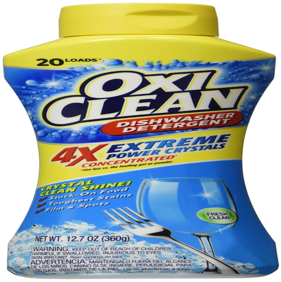 OxiClean Extreme Power Crystals Dishwasher Detergent, Fresh Clean, 12.7 oz. (...