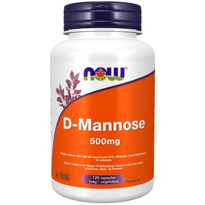 NOW FOODS Dmannose 500mg, 120 CT