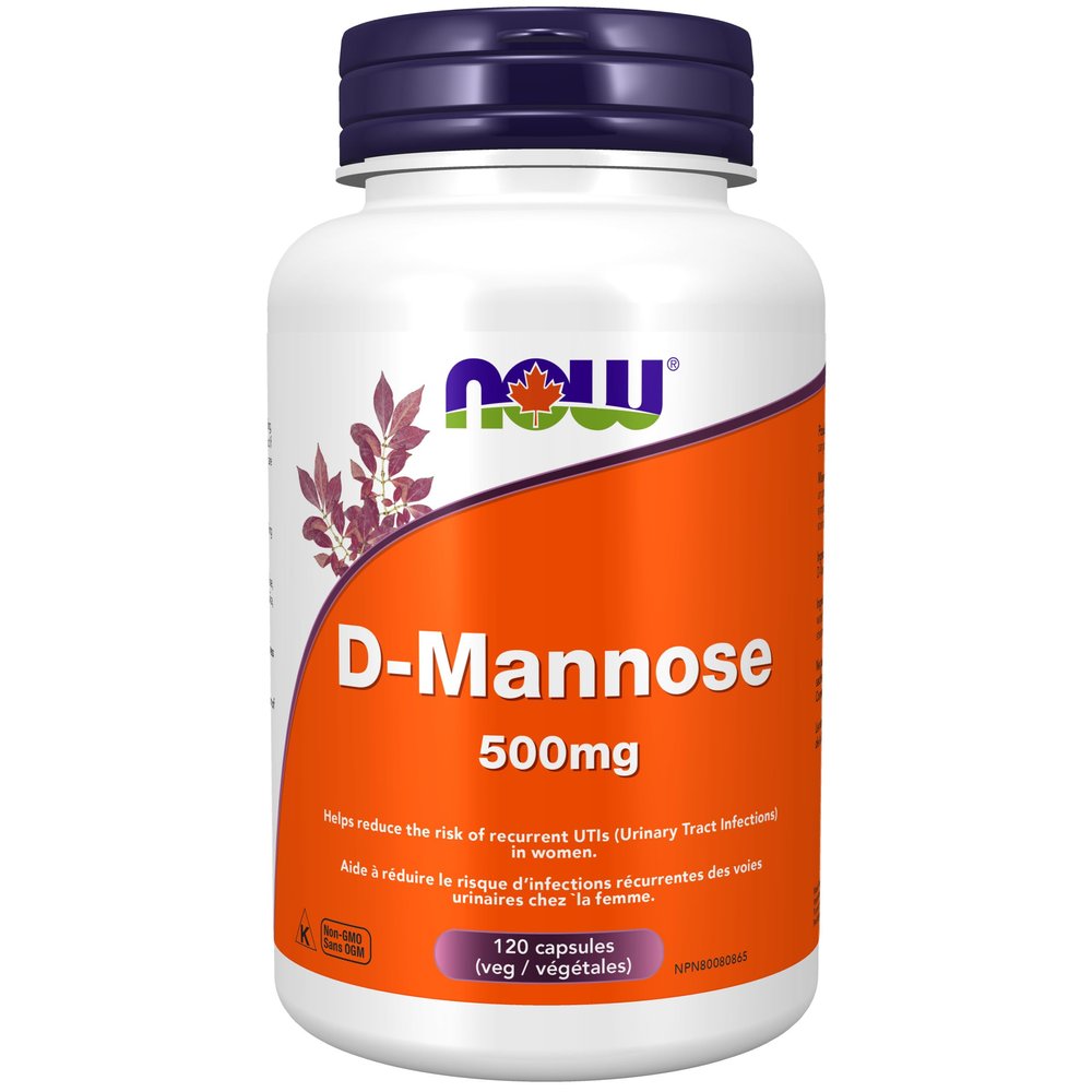 NOW FOODS Dmannose 500mg, 120 CT