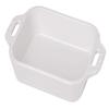 Staub Ceramic Rectangular Baking Dish 10.5 x 7.5-inch White view 1