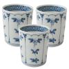 Hama Pottery Hasami Ware 323898 Takayama Pottery Buckwheat Chiyokuchi, 3 Pieces, Mixed Plants view 1