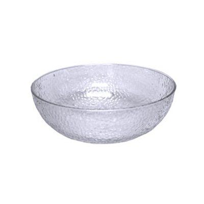 12 Inch Reusable Plastic Hammered Bowls 6 CT