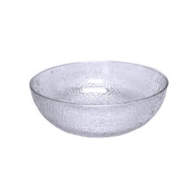12 Inch Reusable Plastic Hammered Bowls 6 CT