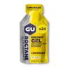 GU Energy Roctane Ultra Endurance Energy Gel, Vegan, Gluten-Free, Kosher, and Dairy-Free On-The-Go Sports Nutrition for Running, Biking, Hiking or Skiing, 24-Count, Lemonade view 1