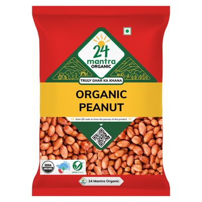 24 Mantra Organic Raw Peanut, 1kg