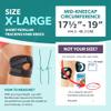 BraceAbility Patella Tracking Pain Knee Brace - Extra-Large Running, Exercise, Athletic Support Sleeve Stabilizer for Kneecap Dislocation, Tendonitis, Patellofemoral Pain, MCL/LCL Injuries (XL) view 2