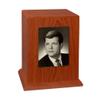 Wood Cremation Urn - Cherry Vertical Photo view 1