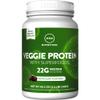 MRM - Veggie Protein Powder, Protein Source for Vegans, Gluten-Free & Preservative-Free, Non-GMO Verified - Chocolate - 2.5 lbs view 1