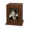 Wood Cremation Urn - Walnut Vertical Photo view 1