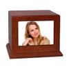 Wood Cremation Urn - Cherry Horizontal Photo view 1