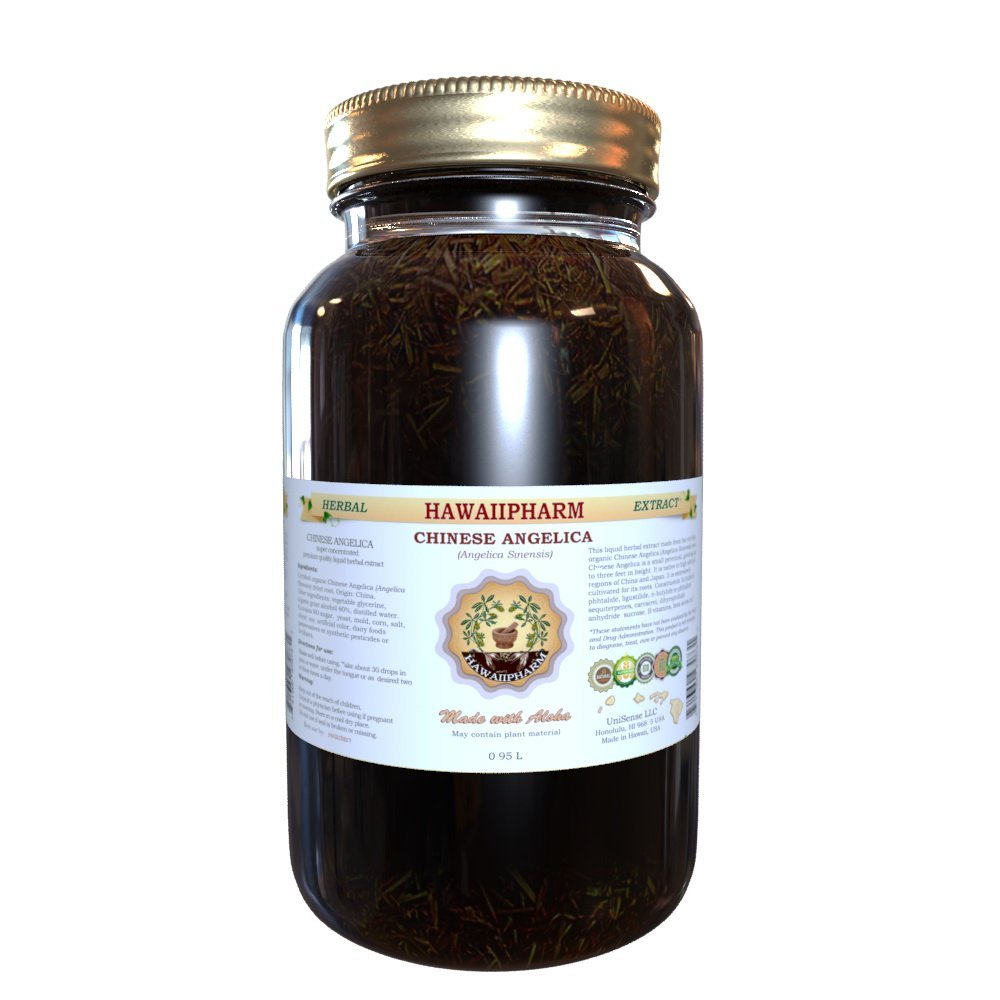 Dong Quai Liquid Extract, Organic Chinese Angelica (Angelica sinensis) Dried Root Tincture Supplement 32 oz Unfiltered
