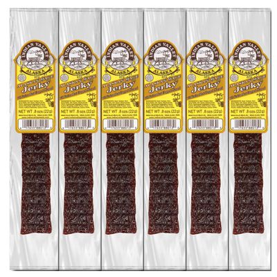Alaskan Made Jerky with Venison Meat - Pack of 6