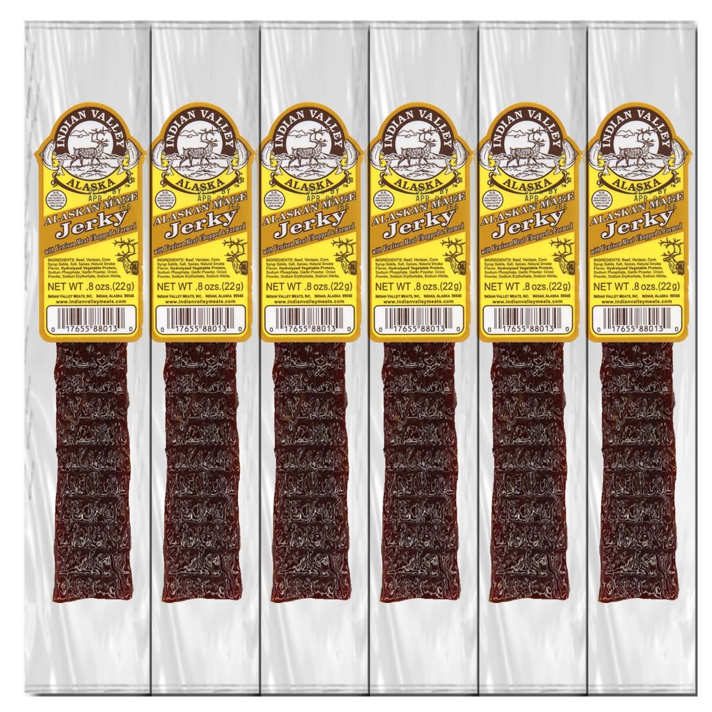 Alaskan Made Jerky with Venison Meat - Pack of 6