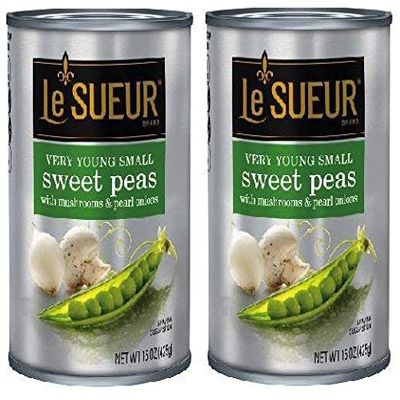 Le Sueur Young Small Peas with Mushrooms & Pearl Onions 15 Ounce