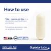 Superior Labs Alpha Lipoic Acid 600 mg Capsules, Pure Non-GMO ALA, High Absorption, Nerve Support, Healthy Circulation and Nerve Response, Healthy Aging Antioxidant, 120 Veg Caps, 4-Month Supply view 4