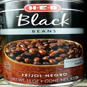 HEB Black Beans 15 Oz (Pack of 6)
