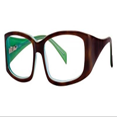 Calabria Splash 52 Designer Reading Glasses in Tortoise Green ; +2.75