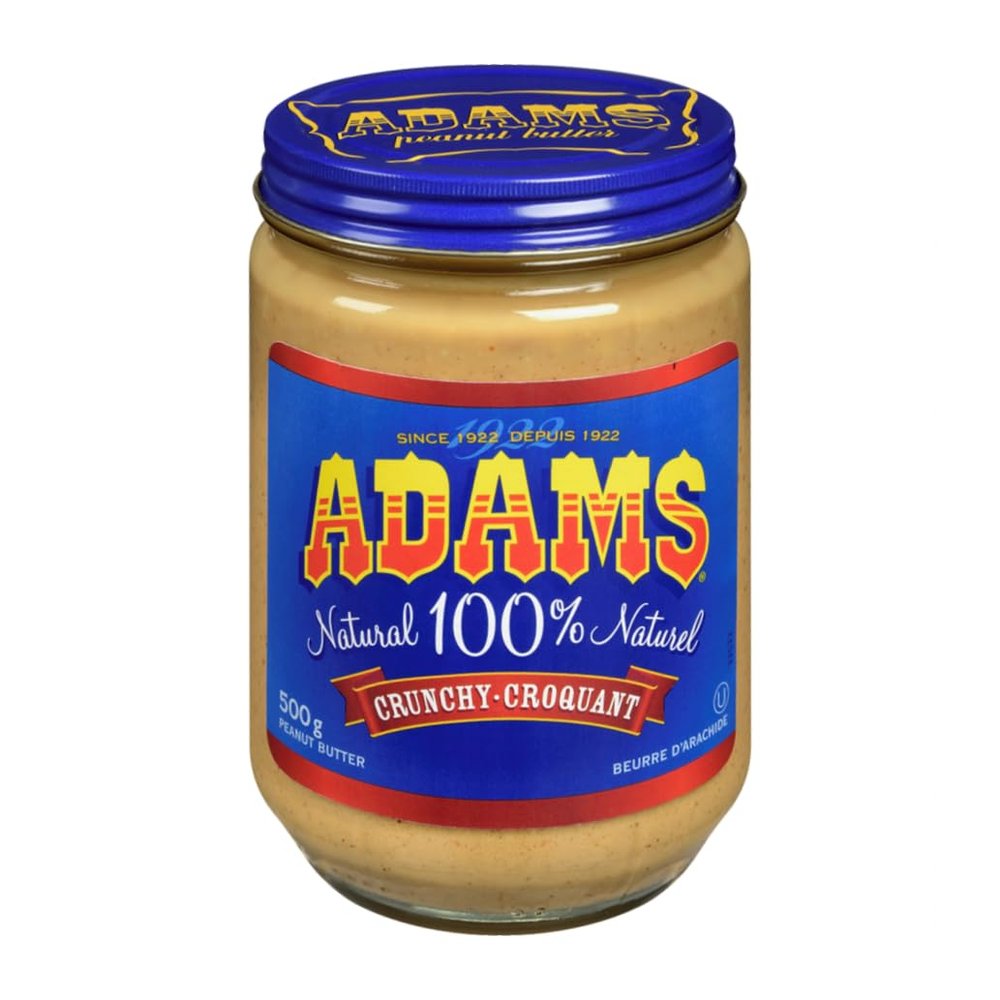 ADAMS Peanut Butter Crunchy, 500 GR