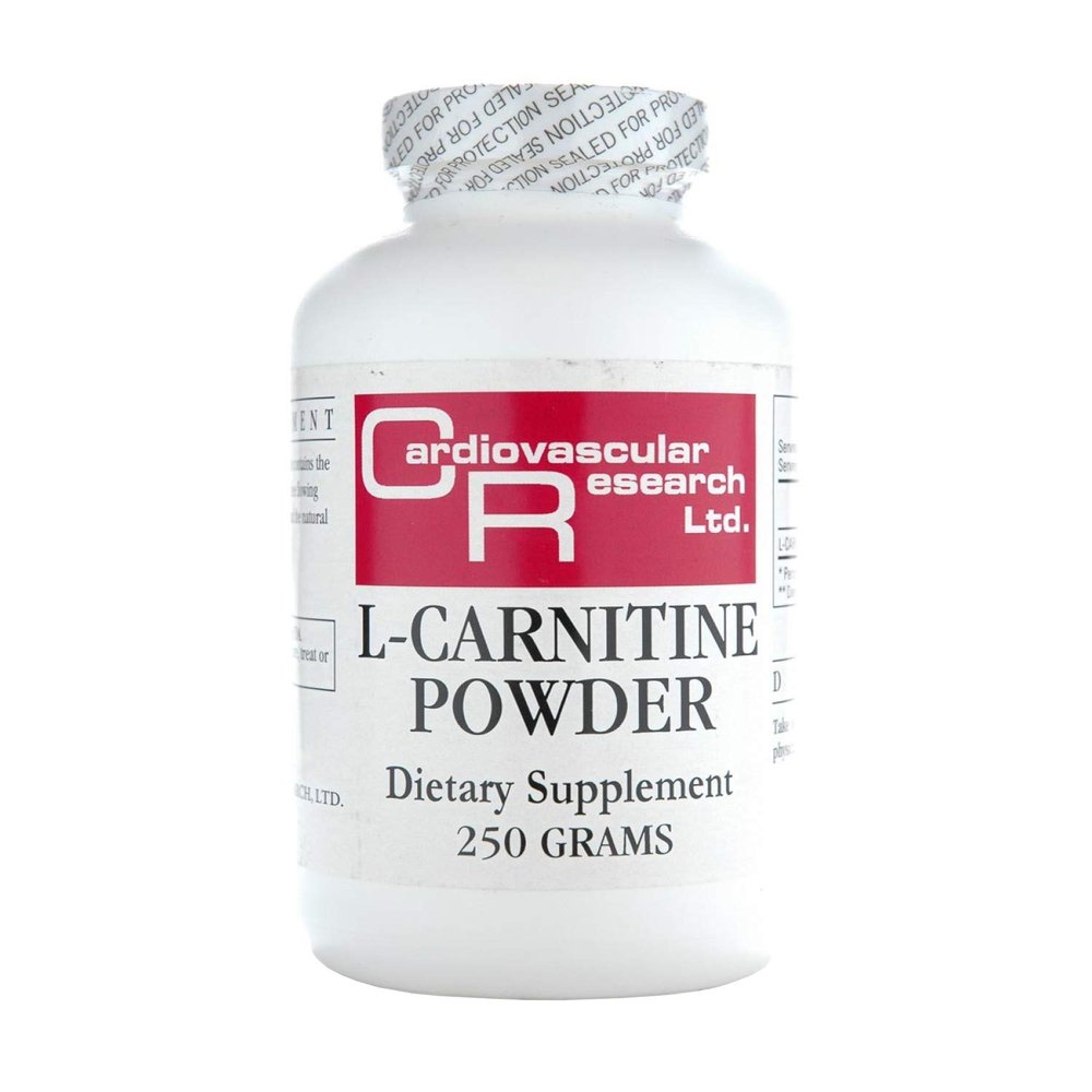 Cardiovascular Research L-carnitine Powder, White, 250 Gram