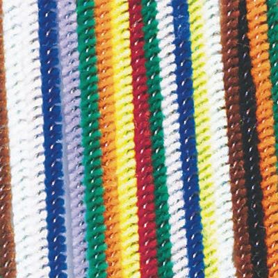 Chenille Stems 6"x4mm - Assorted Colors (Pack of 100)