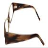 Calabria Vivid 747 Designer Reading Glasses 52mm Tortoise Havana Brown Gold+0.75 view 2