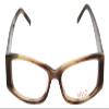 Calabria Vivid 747 Designer Reading Glasses 52mm Tortoise Havana Brown Gold+0.75 view 3