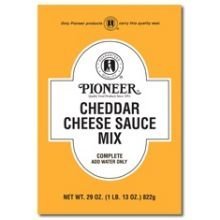 Pioneer Cheddar Cheese Sauce Mix, 29 Ounce -- 6 per case.